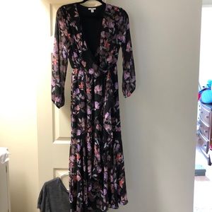 Bar III Lavender flowered dress
